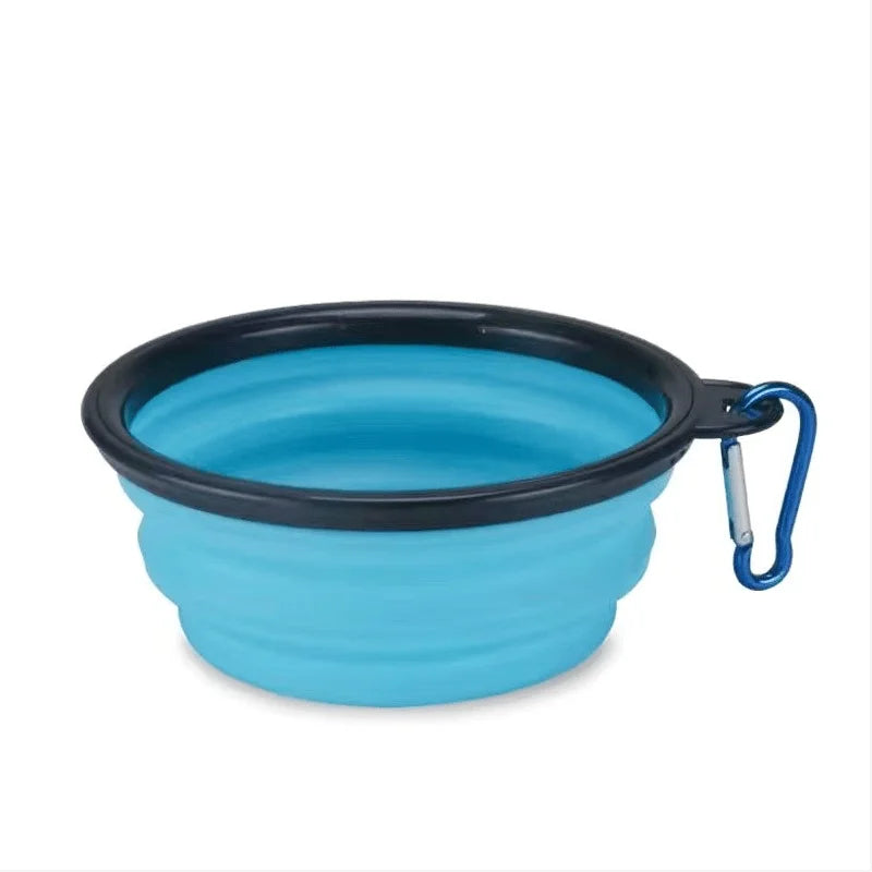 Collapsible Pet Travel Bowl – Portable Silicone Food & Water Bowl for Dogs and Cats