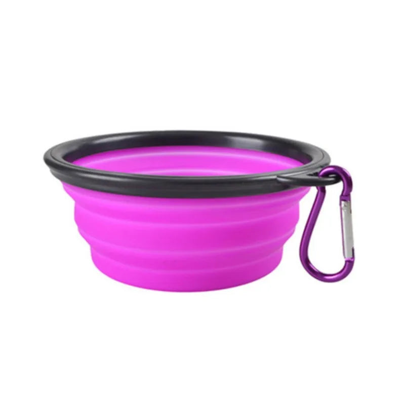 Collapsible Pet Travel Bowl – Portable Silicone Food & Water Bowl for Dogs and Cats