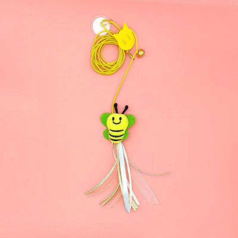 DragonfIy Feather Cat tOY With Bell