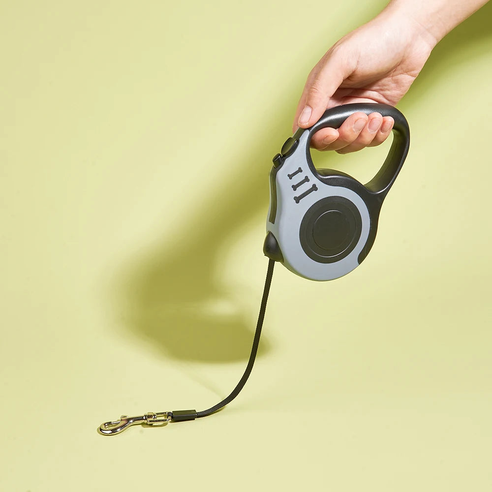 Automatic Retractable Pet Leash – 3m/5m Nylon Lead with Quick Release for Small Dogs & Cats