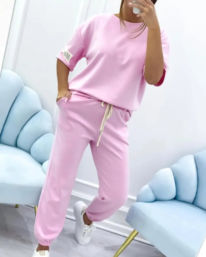 Women's Artistic Vintage Style Set – Polyester & Cashmere Blend – Solid Color Casual Wear for Everyday Elegance