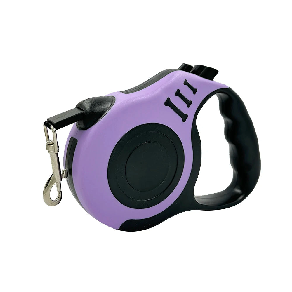 Automatic Retractable Pet Leash – 3m/5m Nylon Lead with Quick Release for Small Dogs & Cats