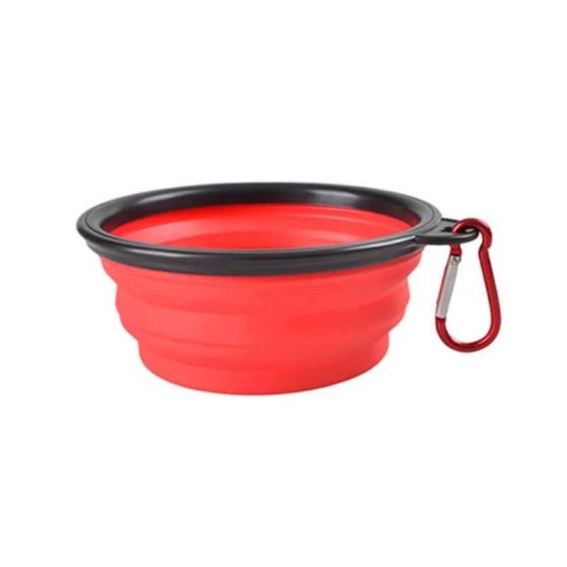 Collapsible Pet Travel Bowl – Portable Silicone Food & Water Bowl for Dogs and Cats