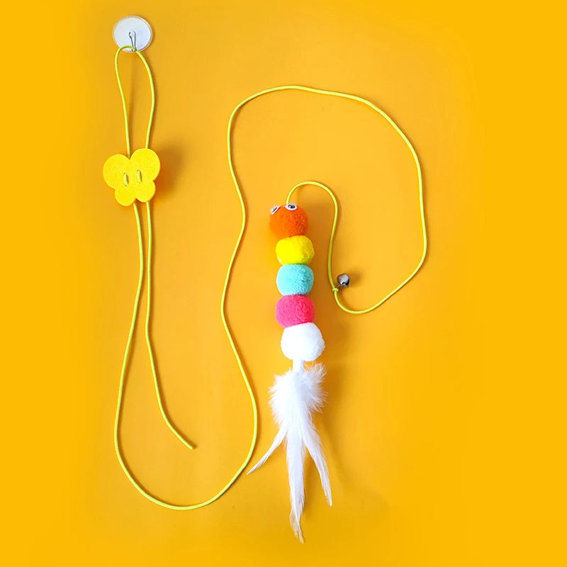 DragonfIy Feather Cat tOY With Bell