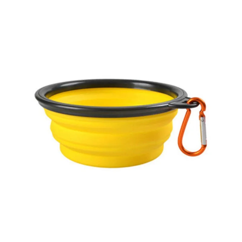 Collapsible Pet Travel Bowl – Portable Silicone Food & Water Bowl for Dogs and Cats