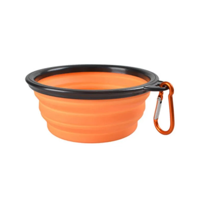 Collapsible Pet Travel Bowl – Portable Silicone Food & Water Bowl for Dogs and Cats