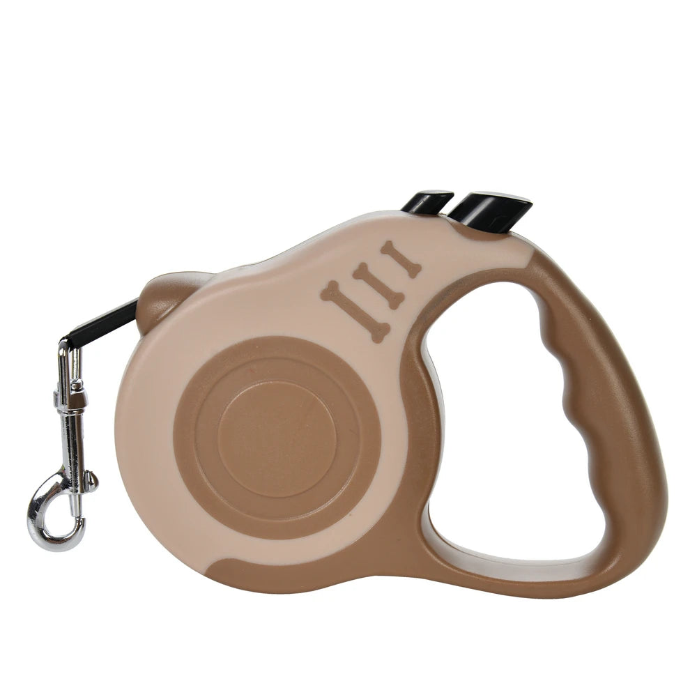 Automatic Retractable Pet Leash – 3m/5m Nylon Lead with Quick Release for Small Dogs & Cats