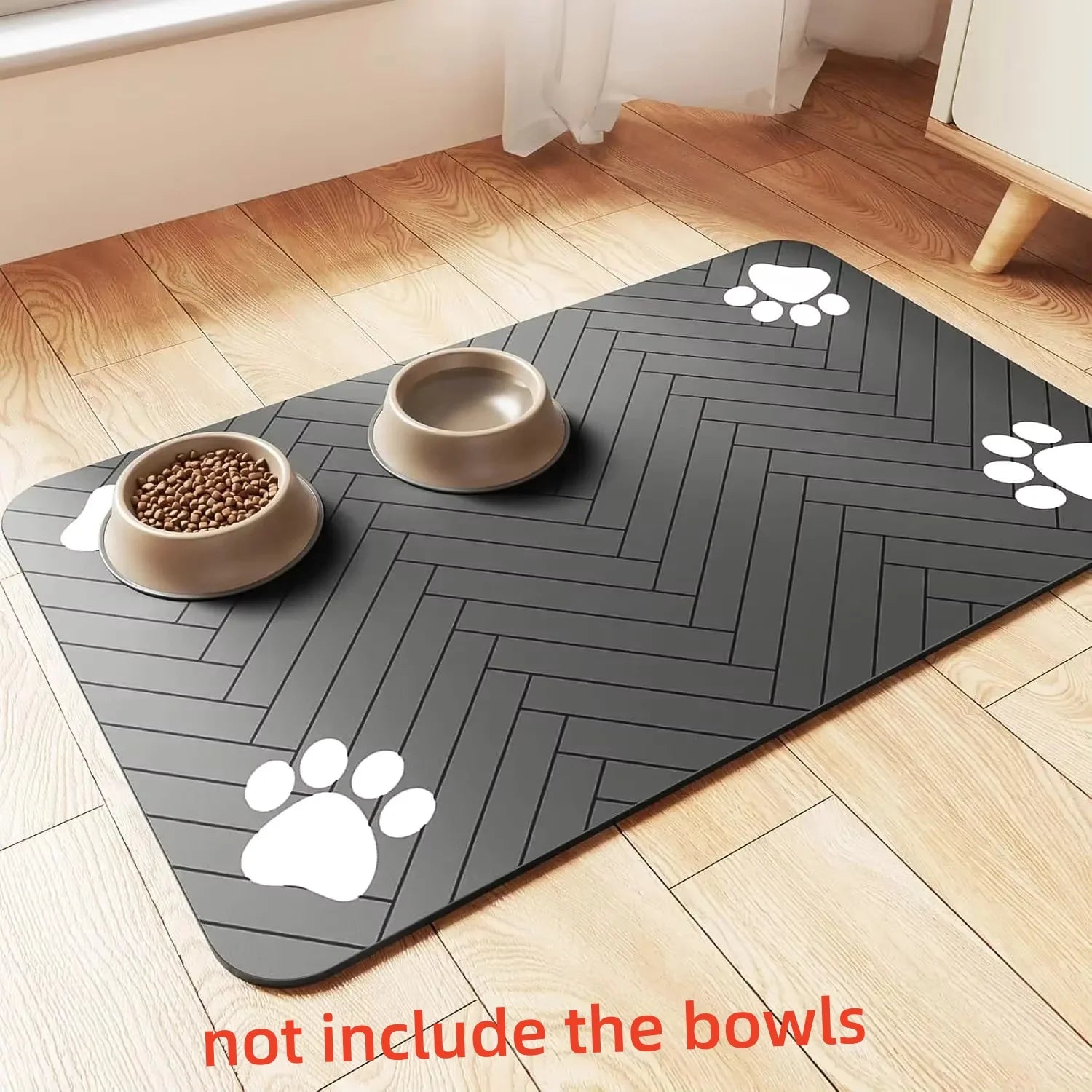 Quick Dry Silicone Feeding Mat with Rubber Backing for Cats and Dogs