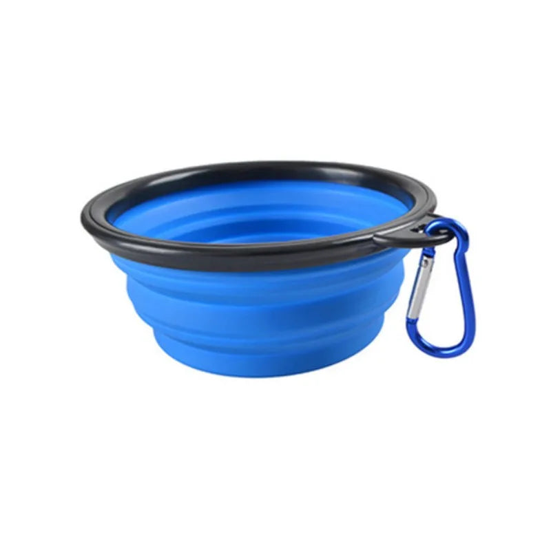 Collapsible Pet Travel Bowl – Portable Silicone Food & Water Bowl for Dogs and Cats