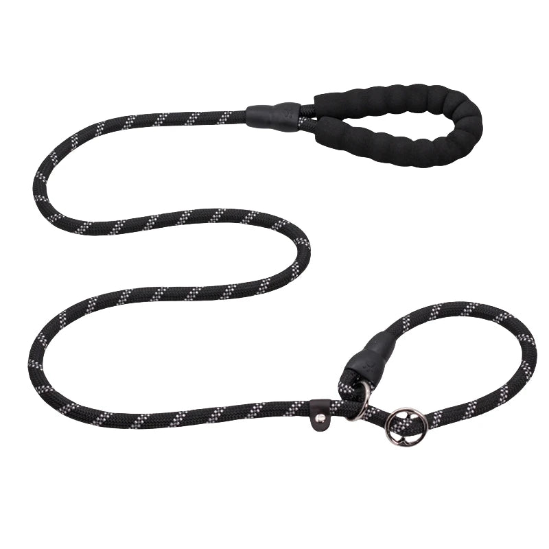 Strong Dog Leash 150-300cm – Anti-Burst Heavy Duty Lead with Reflective, Padded Handle & Quick Release for Medium/Large Dogs