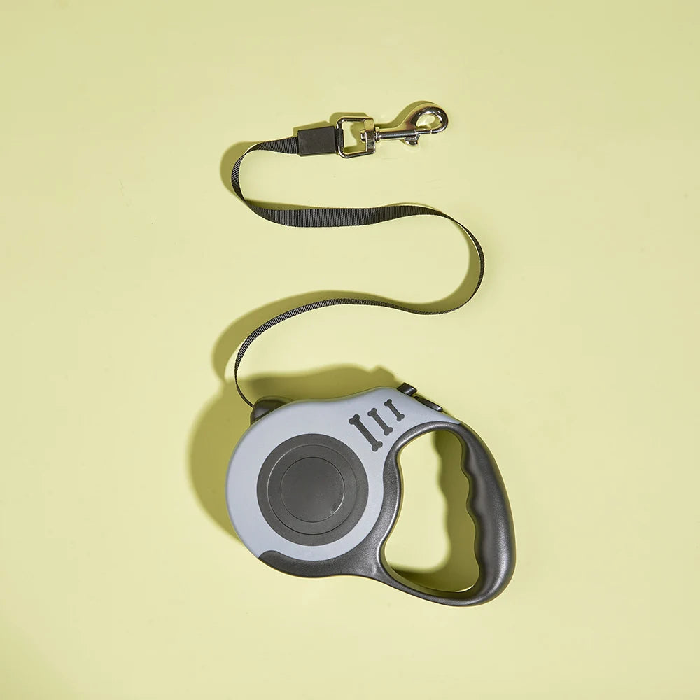 Automatic Retractable Pet Leash – 3m/5m Nylon Lead with Quick Release for Small Dogs & Cats