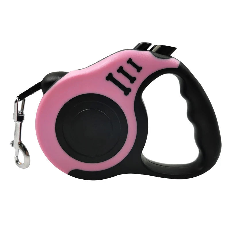Automatic Retractable Pet Leash – 3m/5m Nylon Lead with Quick Release for Small Dogs & Cats