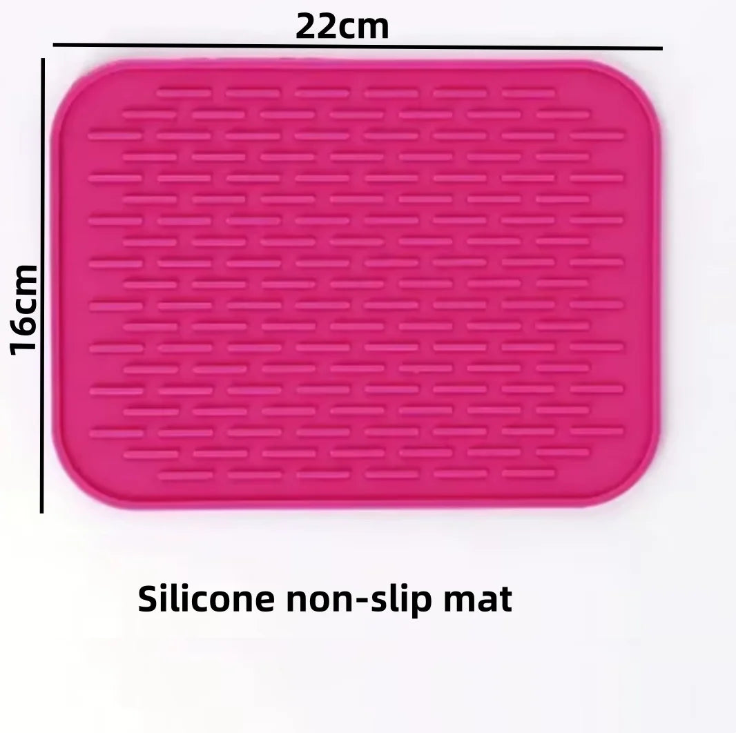 Quick Dry Silicone Feeding Mat with Rubber Backing for Cats and Dogs