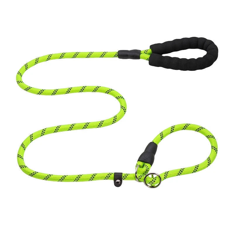 Strong Dog Leash 150-300cm – Anti-Burst Heavy Duty Lead with Reflective, Padded Handle & Quick Release for Medium/Large Dogs