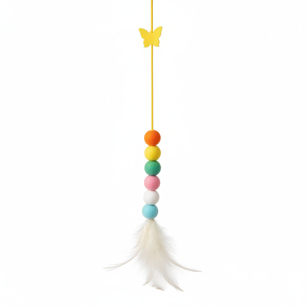 DragonfIy Feather Cat tOY With Bell