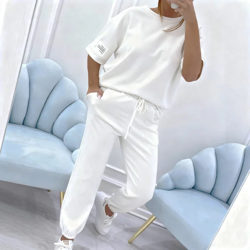 Women's Artistic Vintage Style Set – Polyester & Cashmere Blend – Solid Color Casual Wear for Everyday Elegance