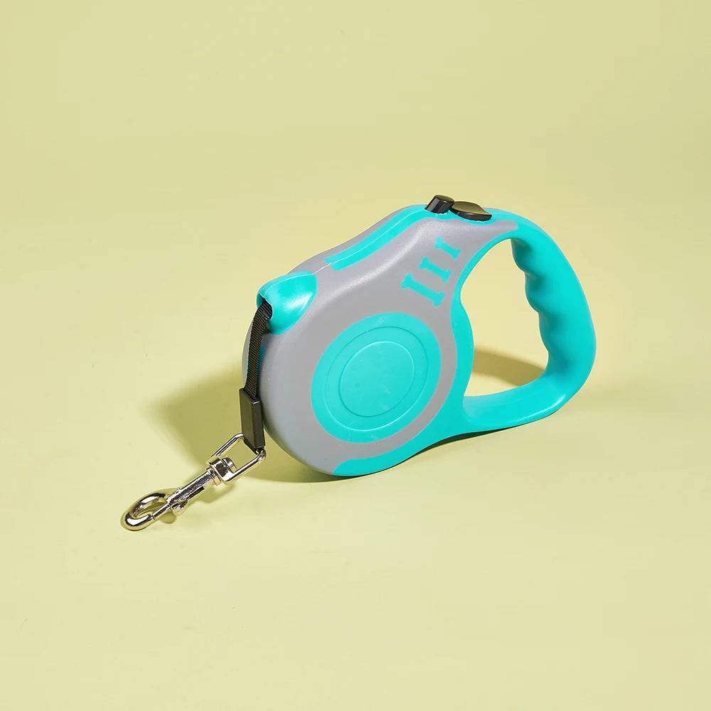 Automatic Retractable Pet Leash – 3m/5m Nylon Lead with Quick Release for Small Dogs & Cats
