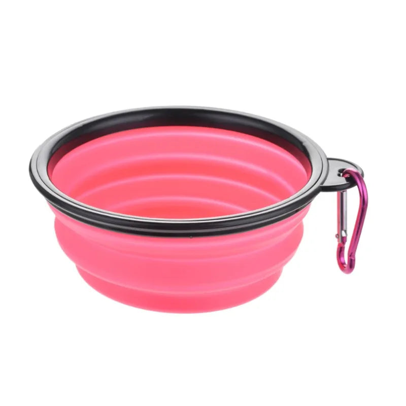 Collapsible Pet Travel Bowl – Portable Silicone Food & Water Bowl for Dogs and Cats